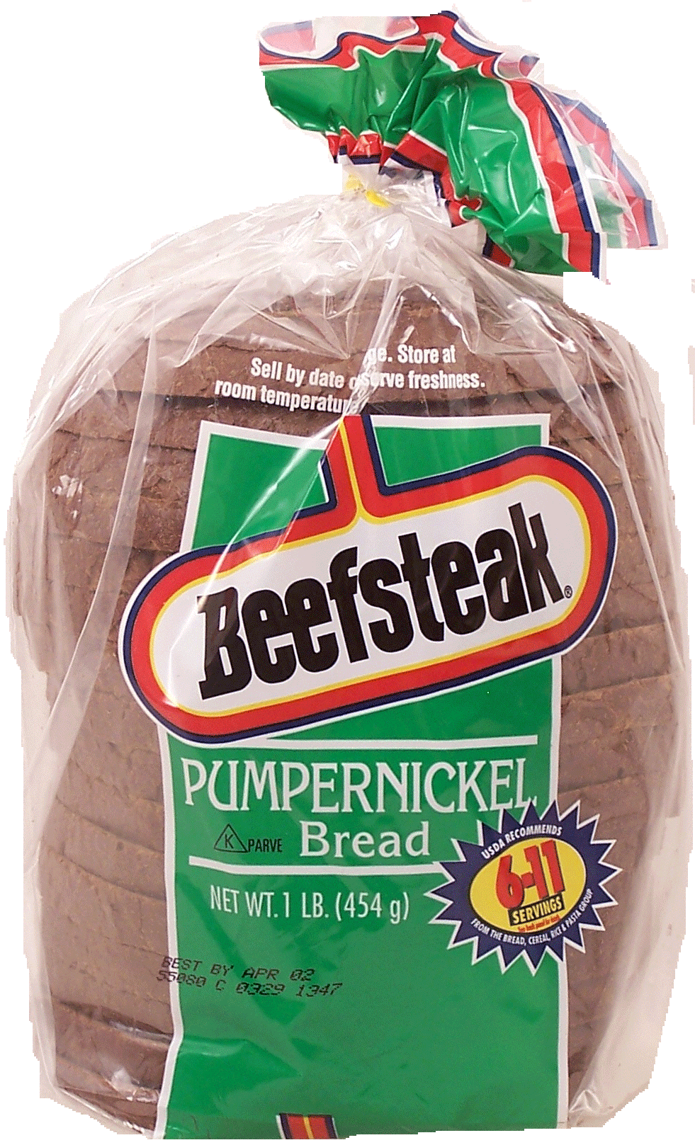 Beefsteak&nbsp;&nbsp;pumpernickel sliced bread loaf Full-Size Picture